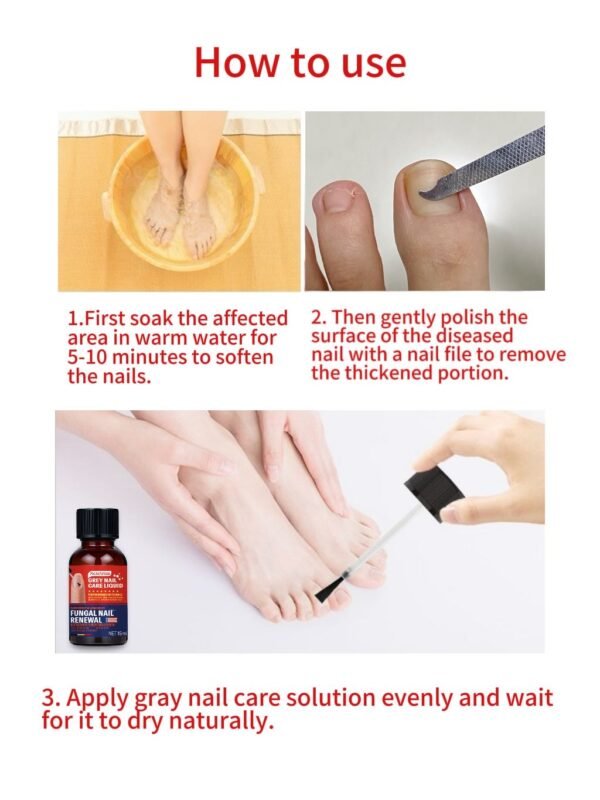 Meikefanbao-Grey Nail Care Liquid