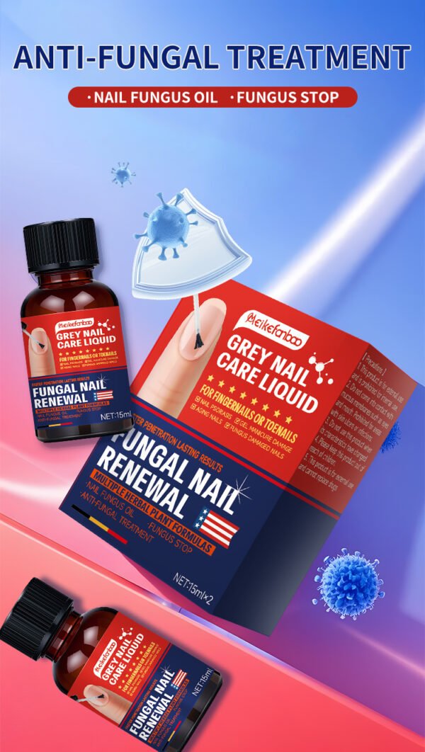 Meikefanbao-Grey Nail Care Liquid